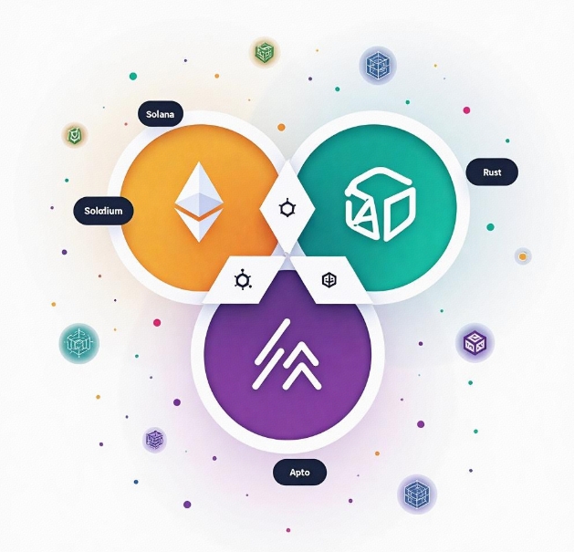 DApp开发语言对比:Solidity、Rust、Move 该如何选择?